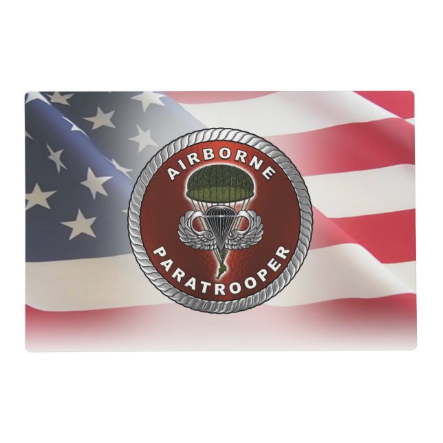 Paratrooper Placemat (Front)