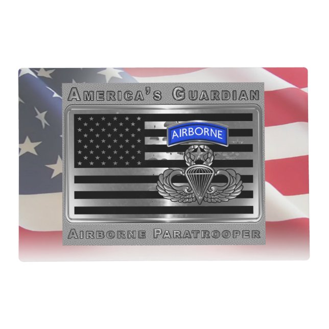 Paratrooper Placemat (Front)
