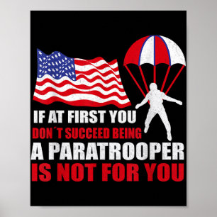 Paratrooper Pride For 82nd Airborne Veterans Poster