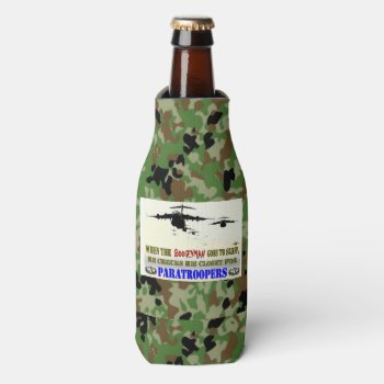 Paratroopers Bottle Cooler by ALMOUNT at Zazzle