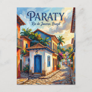 Paraty Brazil Postcard