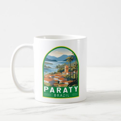 Paraty Brazil Travel Art Vintage Coffee Mug