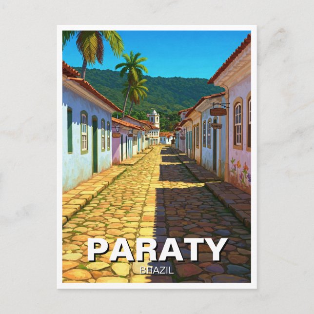 Paraty Brazil Travel Postcard (Front)
