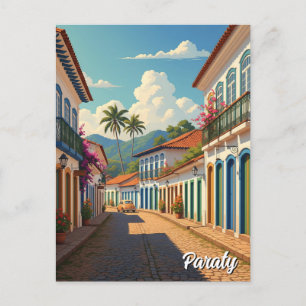Paraty Brazil Travel Postcard