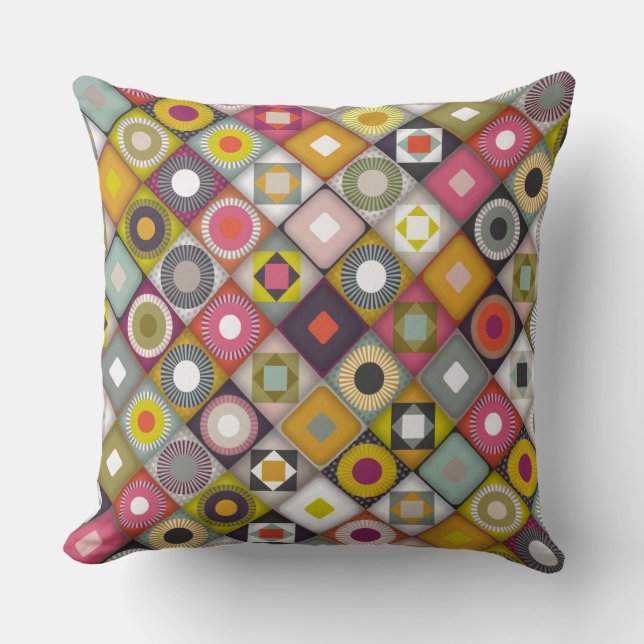parava diagonal throw pillow (Front)