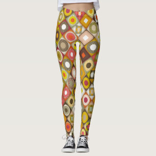 parava retro diagonal leggings