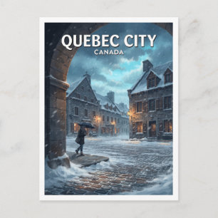 Parc de la Place-Royale, Old Quebec Canada Travel Postcard