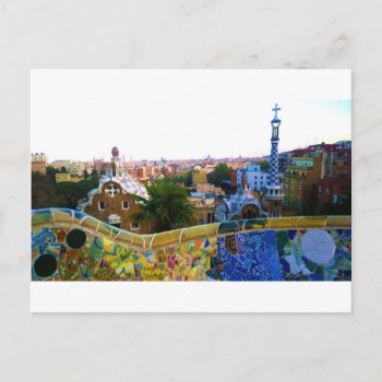 Parc Guell  Barcelona  Spain Postcard by WholeInternet at Zazzle