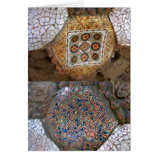 Parc Guell Rainbow Mosaic Cards (Front)