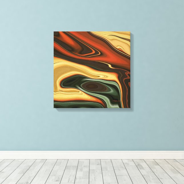 Parched Canvas Print (Insitu(Wood Floor))