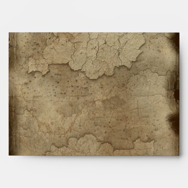 PARCHED EARTH Rustic Greeting Card Envelope (Front)