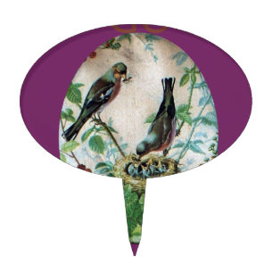 Parched Parents, Precious Chicks: A Nature's Story Cake Topper