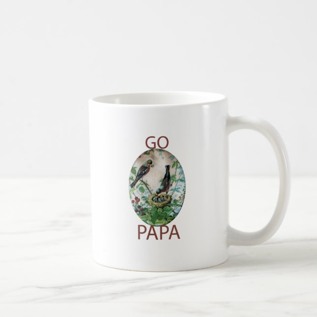 Parched Parents, Precious Chicks: A Nature's Story Coffee Mug (Right)