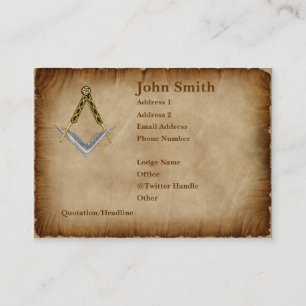 Parchment Business Card
