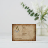 Parchment Business Card (Standing Front)