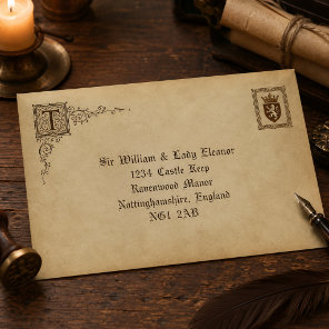 Parchment faux Medieval Envelopes