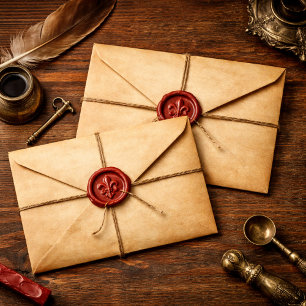 Parchment faux Medieval Envelopes