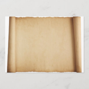 Parchment invitation