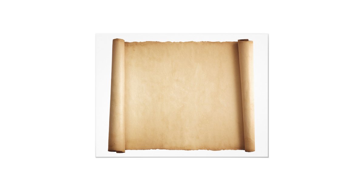 Parchment invitation