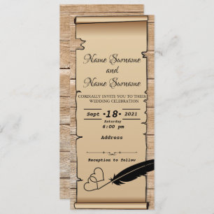 Parchment Invitation