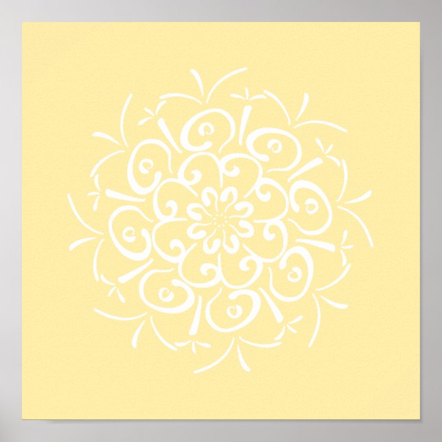 Parchment Mandala Poster (Front)