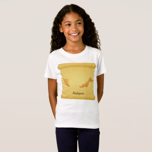 Parchment Of Malaysia Girls T_Shirt