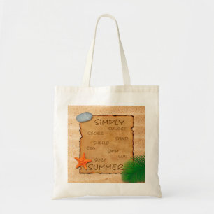 Parchment on Sand Background - Budget Tote