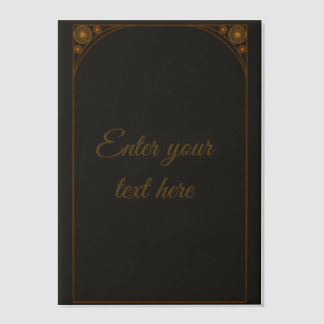 Parchment Overlay Vellum Invitations
