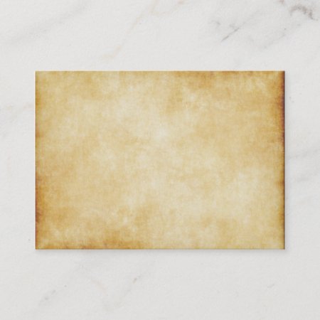 Parchment Paper Background Custom Business Card