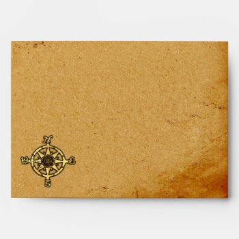 Parchment Pattern Greeting Card Envelope by arklights at Zazzle