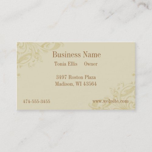 Parchment Scroll Business Cards