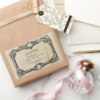 Parchment Signature Author BookPlate Template