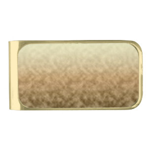Parchment Sky Gold Finish Money Clip