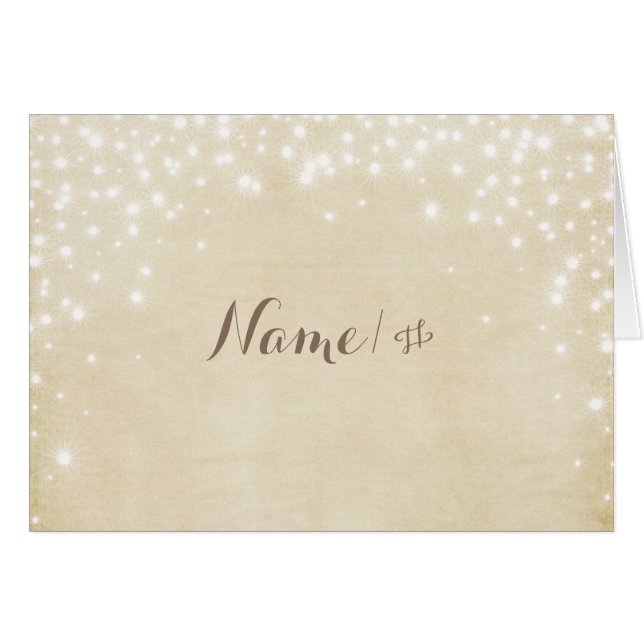 Parchment Sparkle Cards (Front Horizontal)