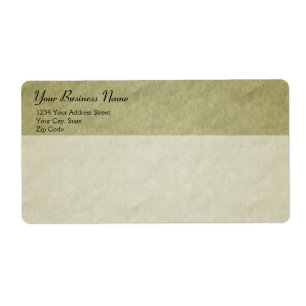 Parchment Style Business Shipping Label