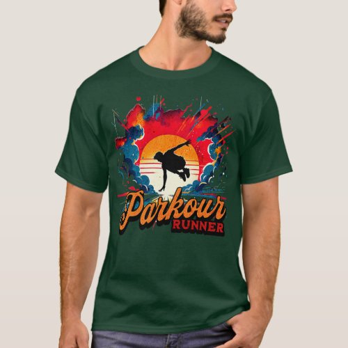 Parcour Runner Design T_Shirt