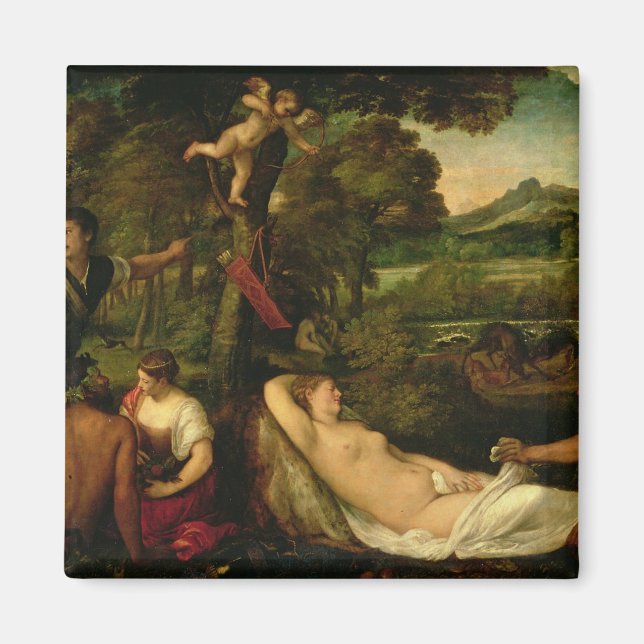 Pardo Venus or Jupiter and Antiope Magnet (Front)