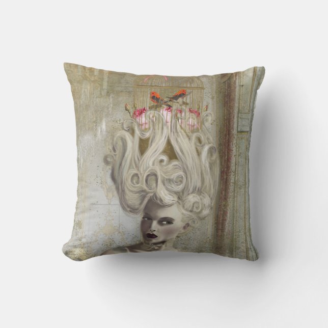 Pardon Madame, Throw Pillow (Front)