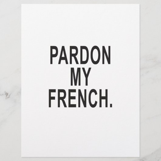 Pardon My French (Front)