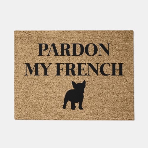 Pardon My French Doormat