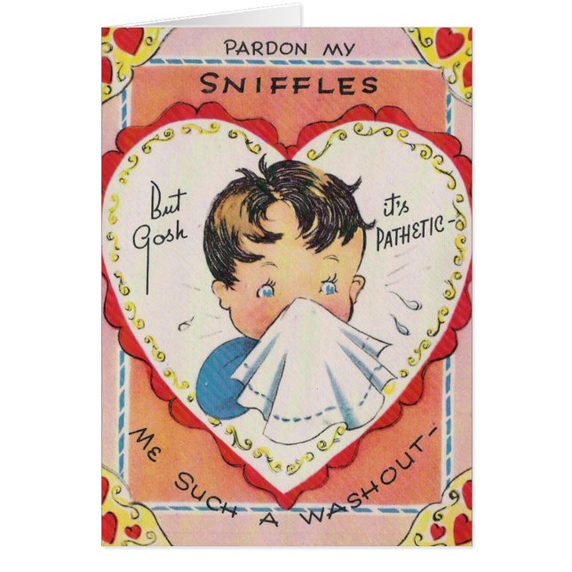 Pardon My Sniffles Cards (Front)