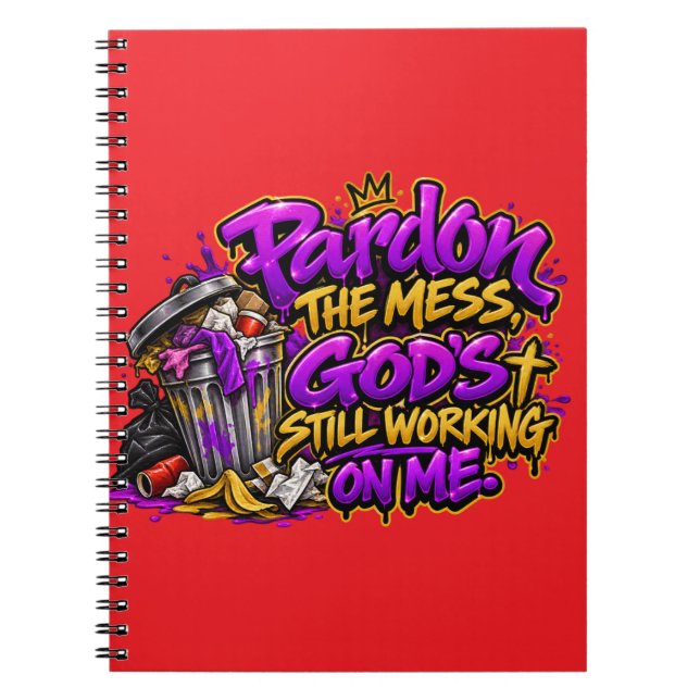 Pardon the mess notebook (Front)