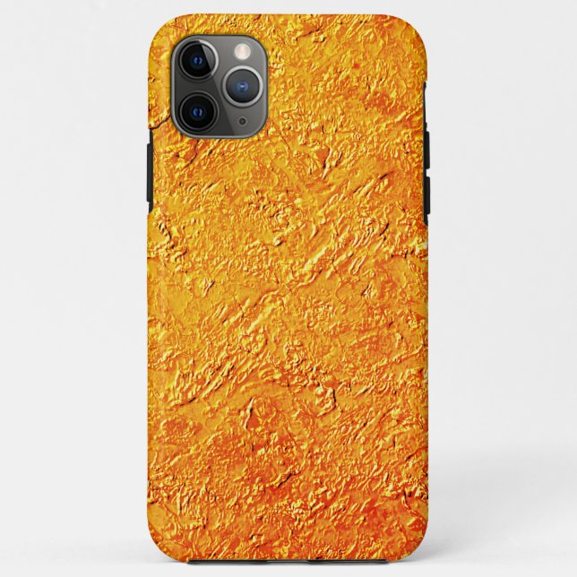 Parede defeituosa com textura amarela e laranja Case-Mate iPhone case (Back)