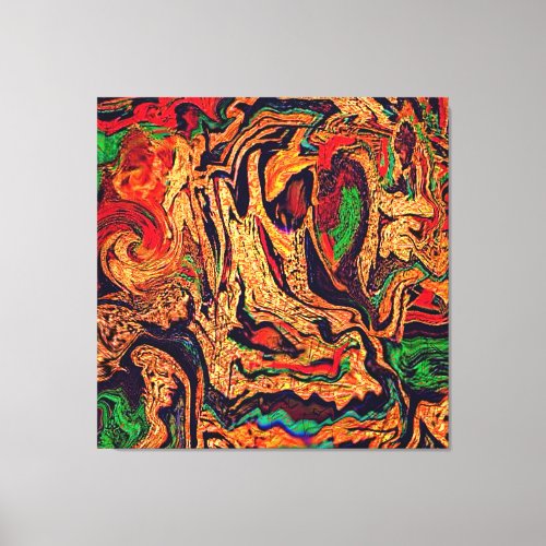 Pareidolia abstract art canvas print