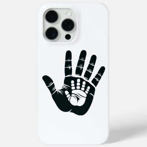 Parent and Baby Handprints iPhone 15 Pro Max Case