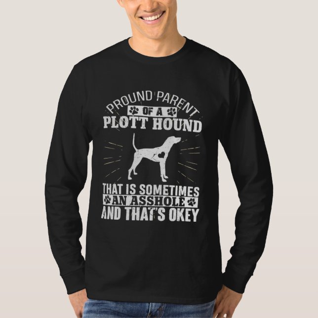 Parent of Plott Hound Dog   for Men Women T-Shirt (Front)