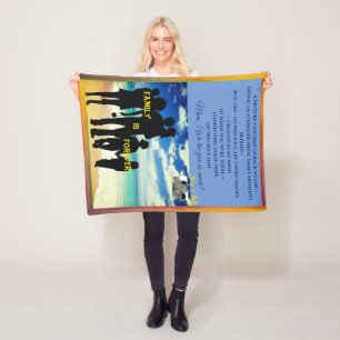Parent or other Special Person Custoizable Fleece Blanket