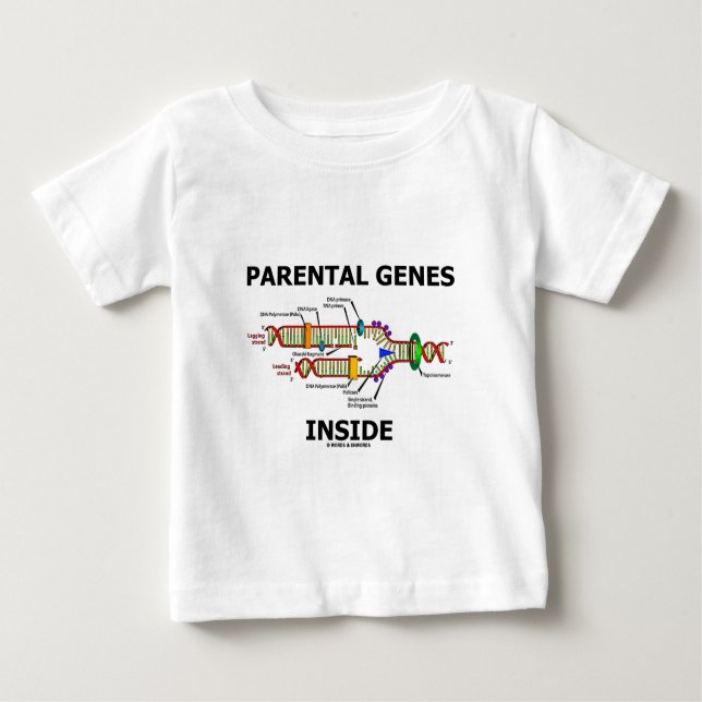 Parental Genes Inside (DNA Replication) Baby T-Shirt (Front)
