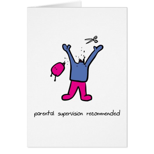 Parental Supervision Cards (Front)
