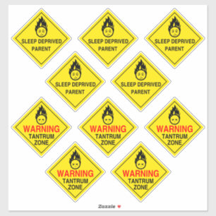 Parental Warning Stickers